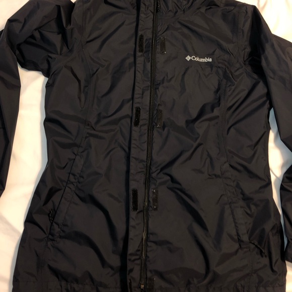 Black Columbia Rain Jacket - Picture 4 of 7